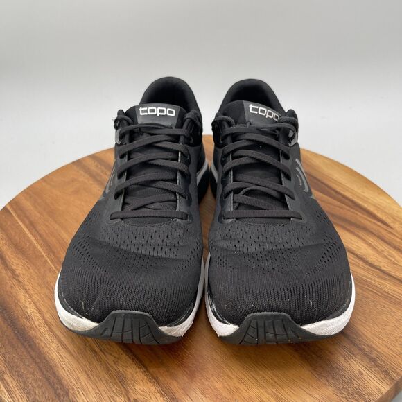 Topo Ultrafly 4 Shoes mens Size 12 Black Running Comfort Walking Sneakers - Picture 2 of 8